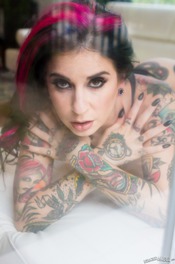 Sexy Tattooed Babe Joanna Angel Naked By The Window 01