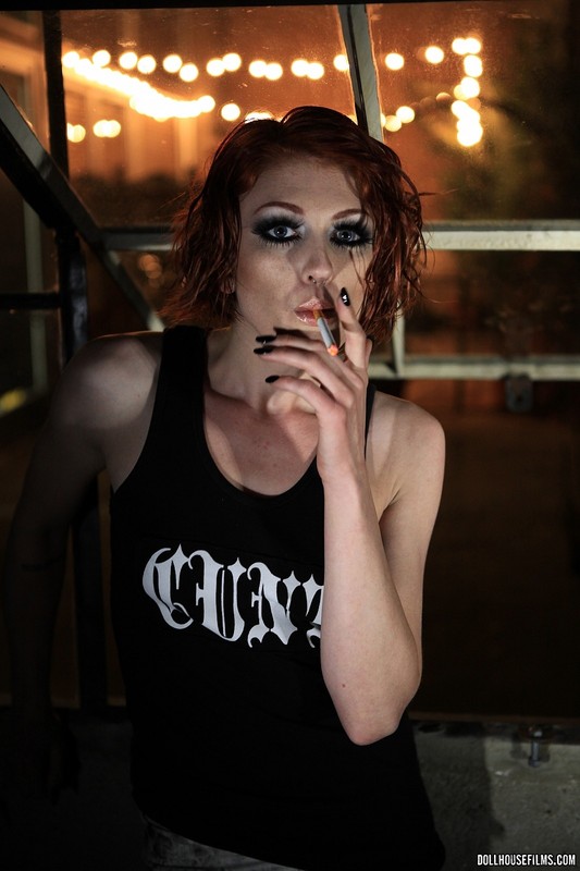 Virgina Mae Smoking Redhead Bitch 11