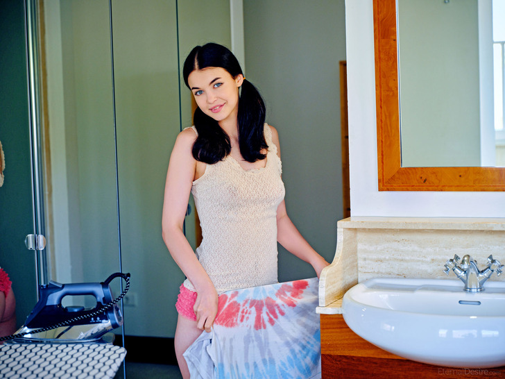 Blue-Eyed Siren: From Shopping Bags to Bedroom Secrets 02