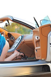 Meghan Posing In A Luxury Car 03
