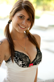 Cute Girl Hailey Gets Naked 12