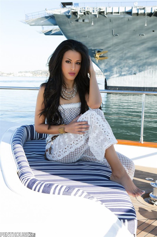 Layla Sin Strips Of A Yacht 00