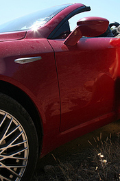 Nicole Getting Out Of Her Red Sports Car 08